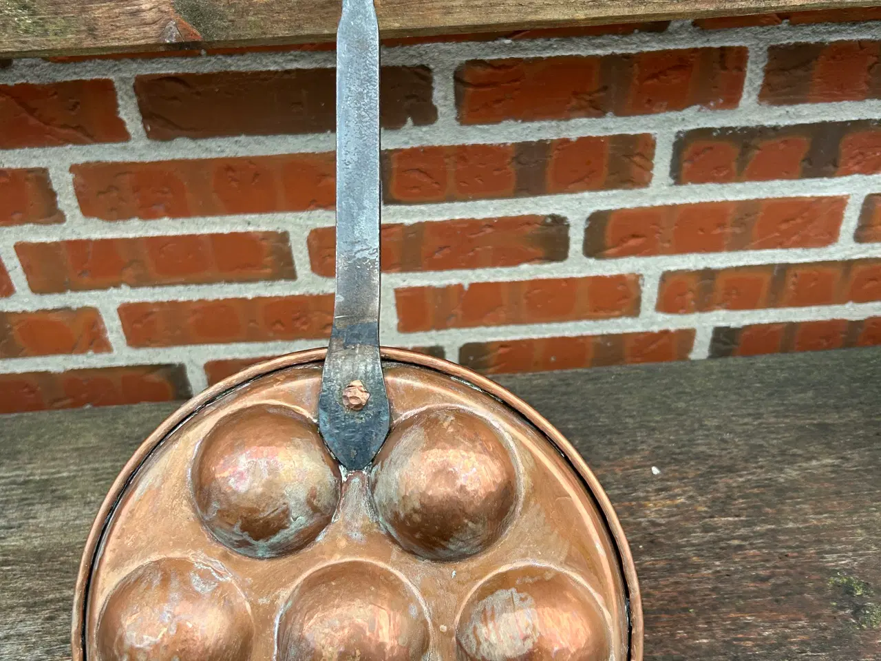 Billede 2 - Kobber æbleskive pande 