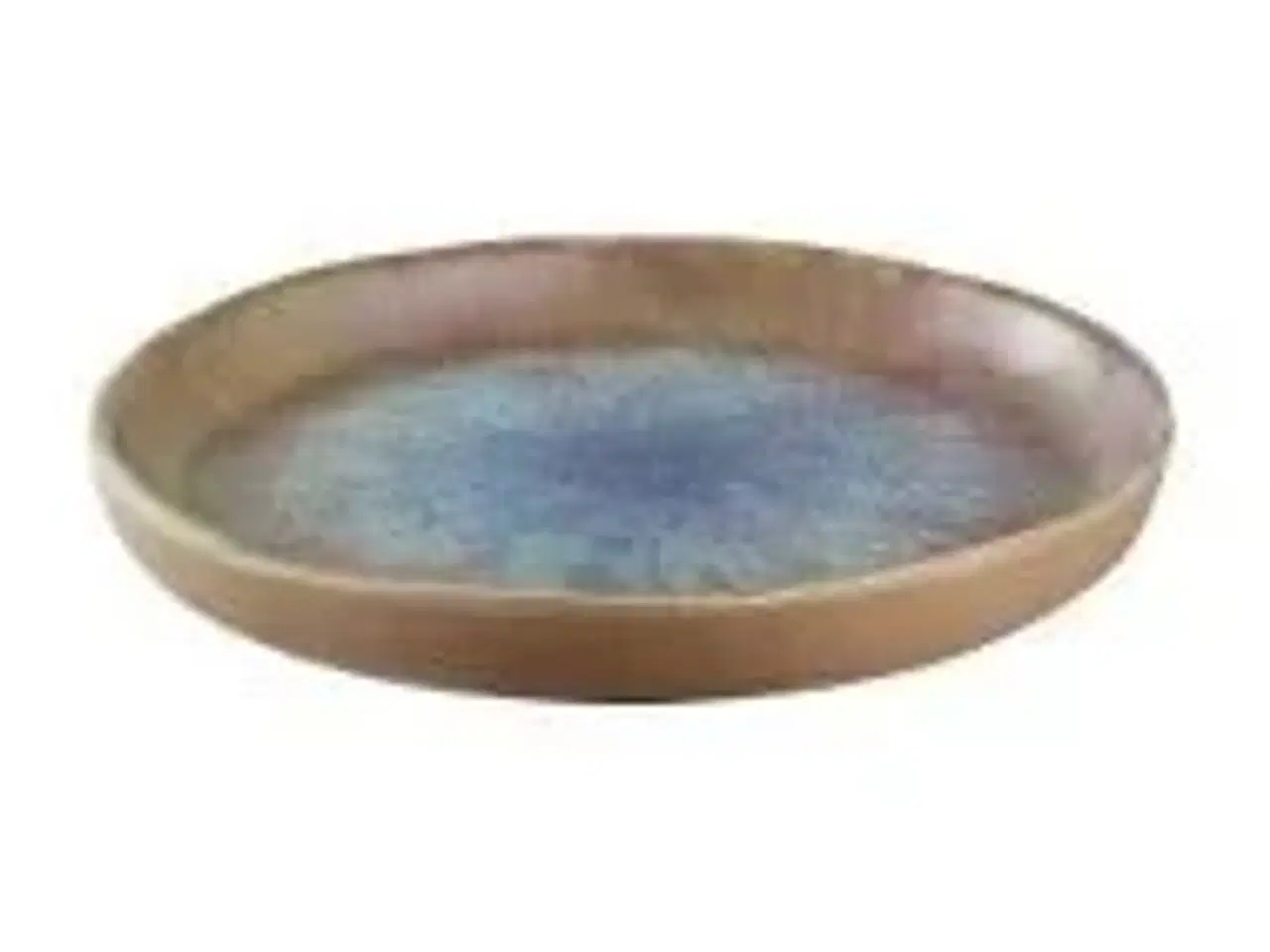 Billede 1 - 10 stk. Tallerken okker/blå diam 150 mm Melamin