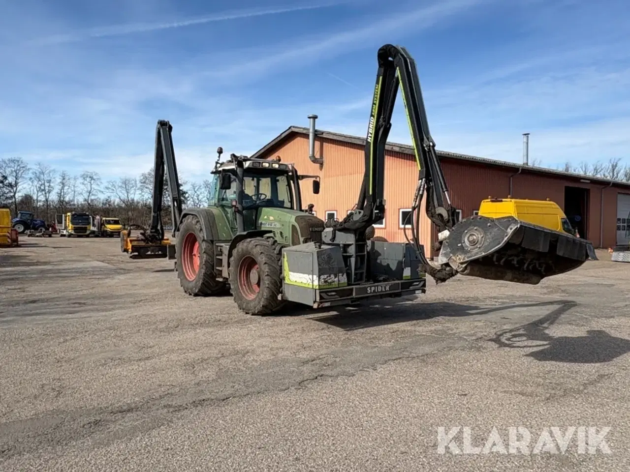 Billede 7 - Traktor Fendt 818 med Kantklipper