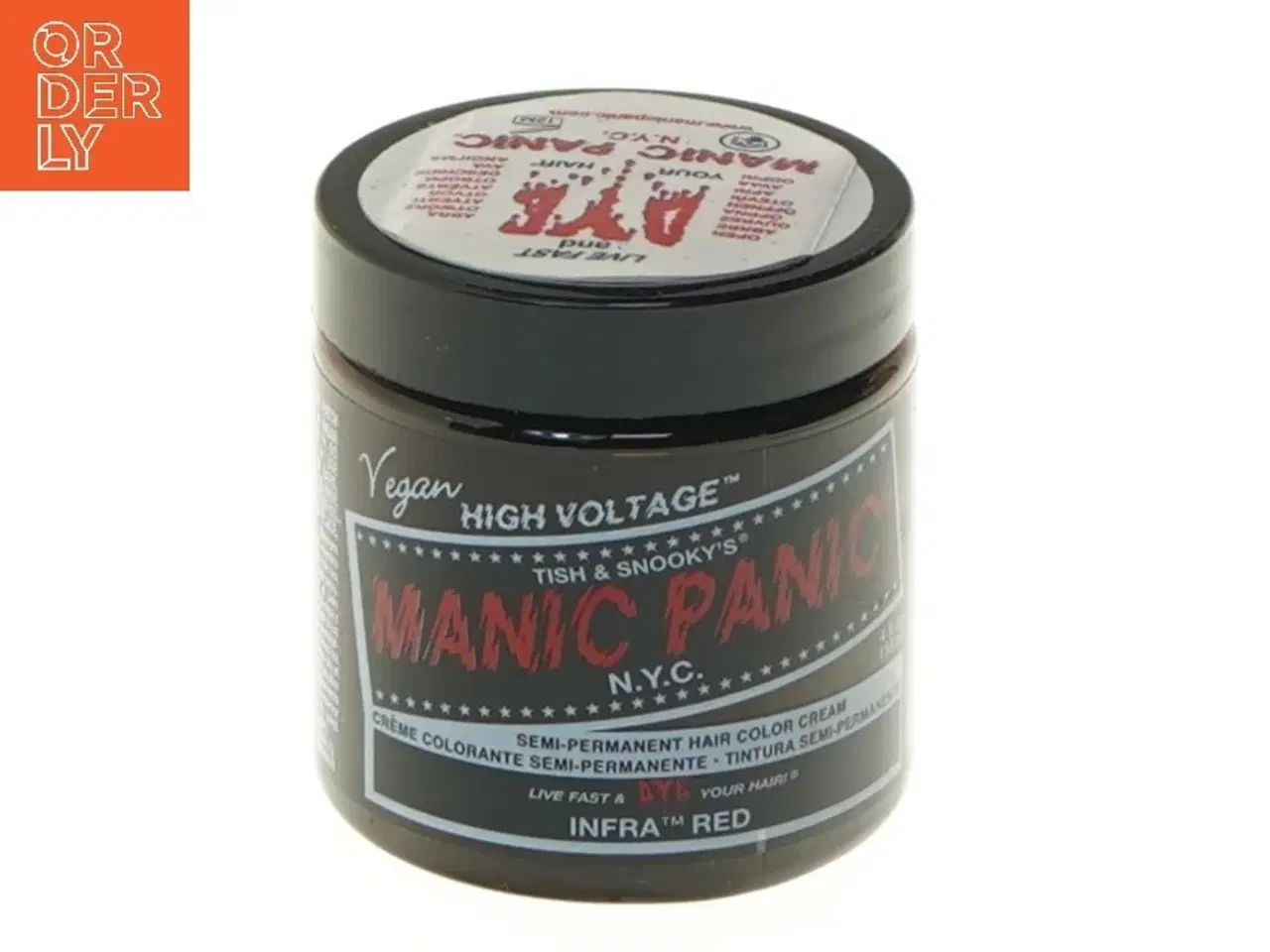 Billede 1 - Manic Panic hårfarve creme, Infra Red fra Manic Panic (str. Ø 6 cm længde 6,5 cm)