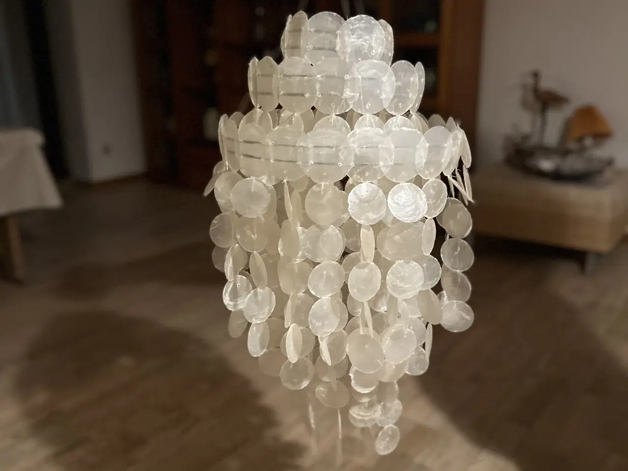 Billede 2 - Loftslamper lavet af skalplader