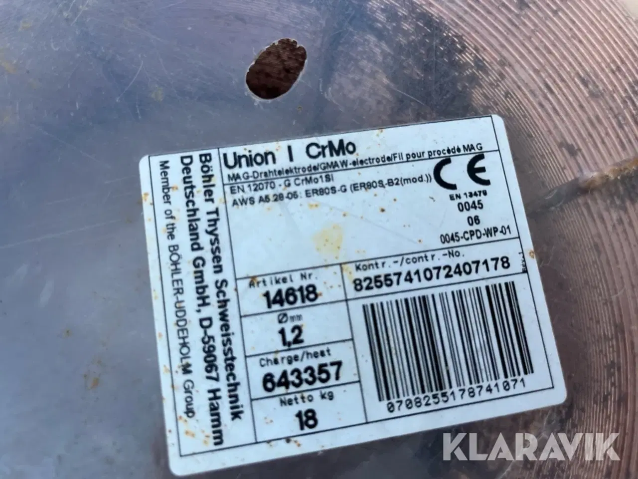 Billede 9 - Svejsetråd Union CrMo
