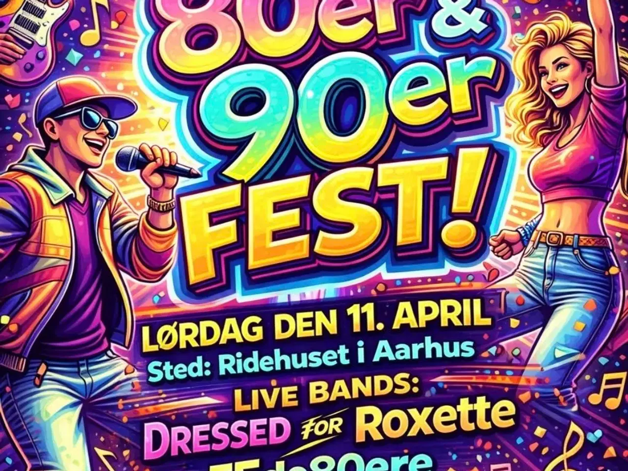 Billede 1 - Århus største retrofest VIP 4 billetter