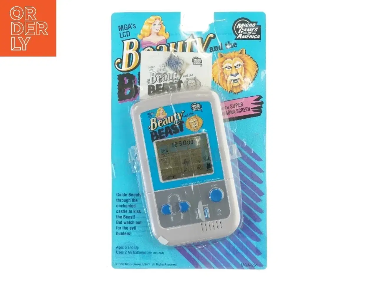 Billede 2 - Bipbip spil 'Beauty and the Beast' fra Micro Games Usa (str. 16 x 9 cm)