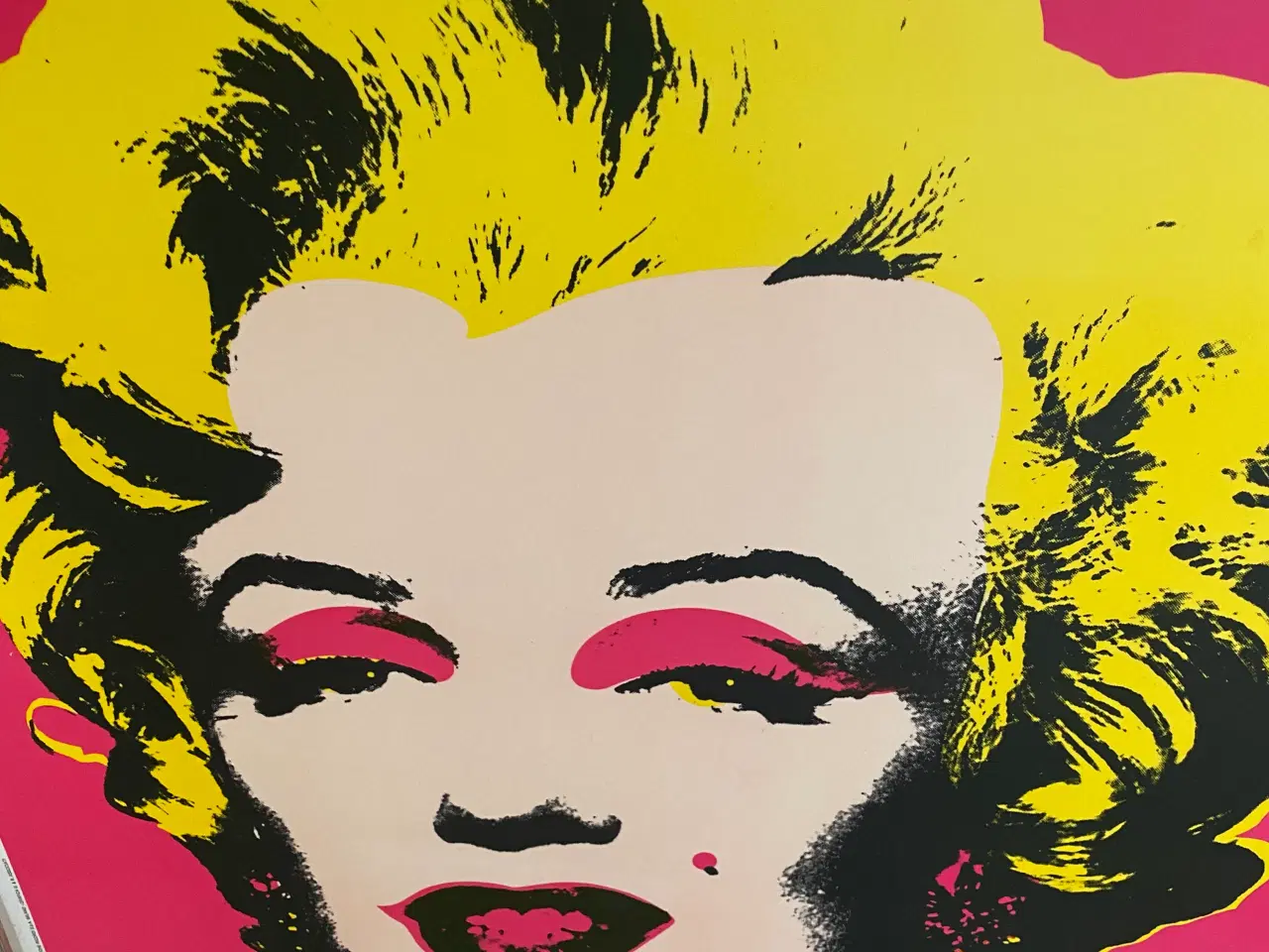 Billede 3 - Flot Marilyn Monroe kunstplakat - Andy Warhol  