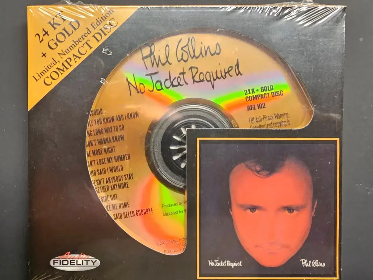 Billede 1 - PHIL COLLINS No Jacket Required 24K Gold