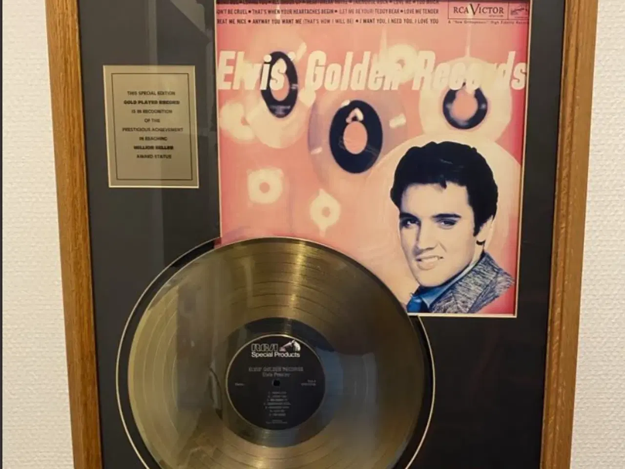 Billede 1 - Elvis Presley Gold Record i ramme