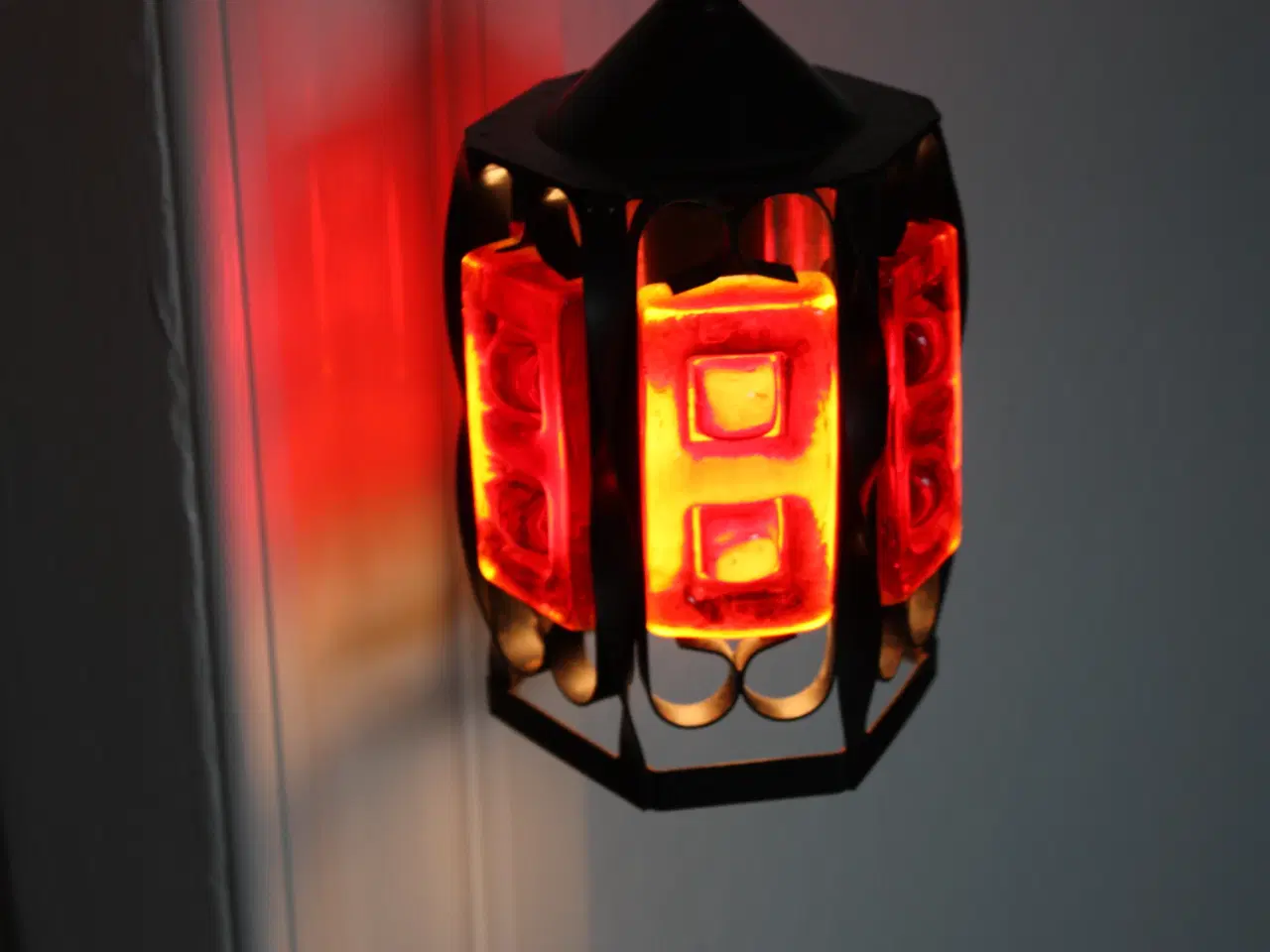 Billede 3 - Alvesta Svensk Design glas lampe højde 19 cm