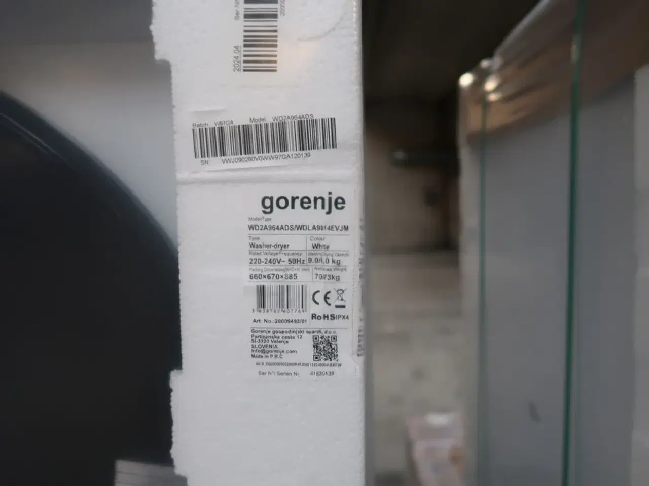 Billede 2 - Vaskemaskine/tørretumbler GORENJE WD2A964ADS/WDLA9014EVJM