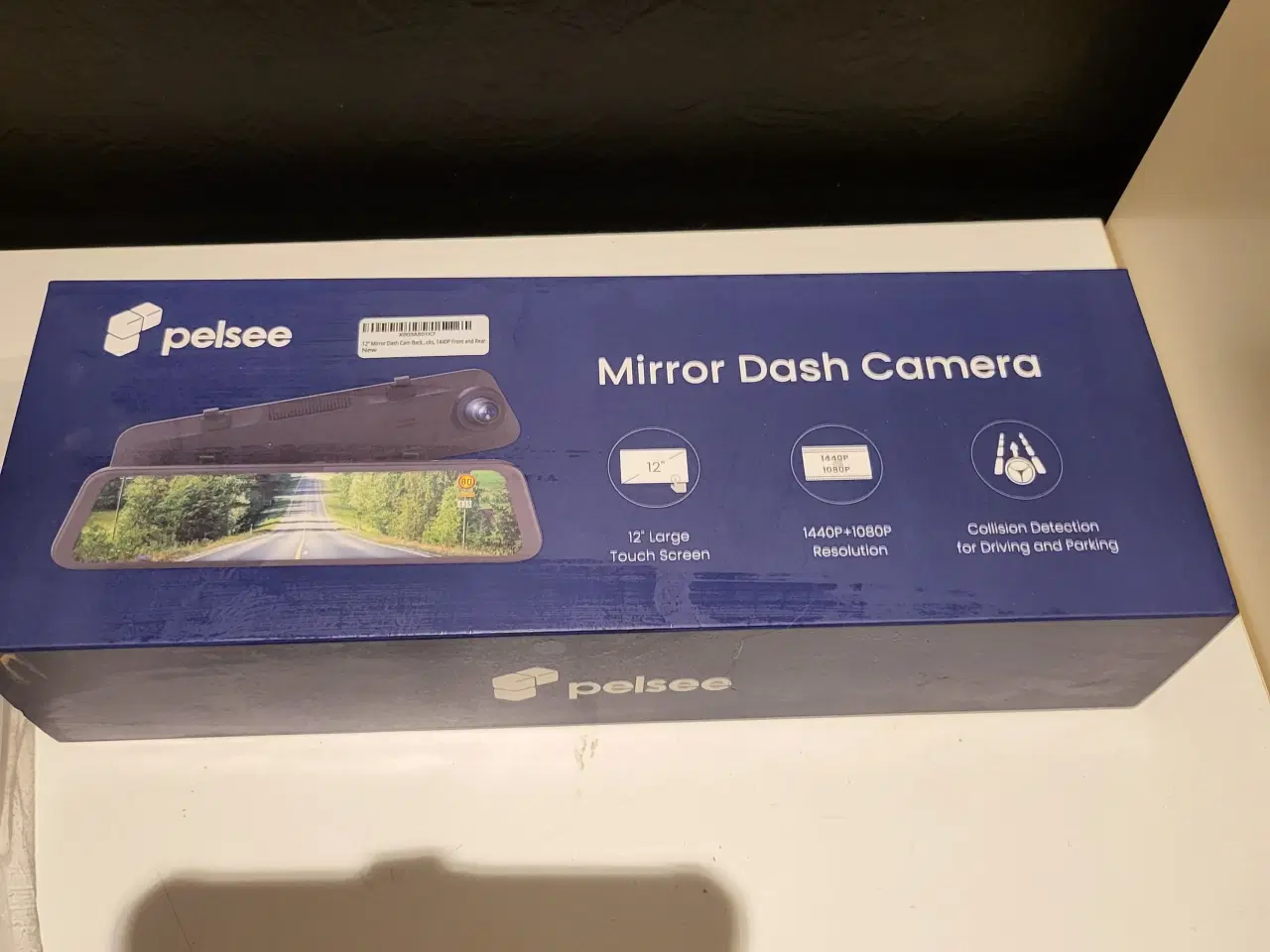 Billede 1 - pelsee P12 Pro 4K Mirror Dash Cam 12''