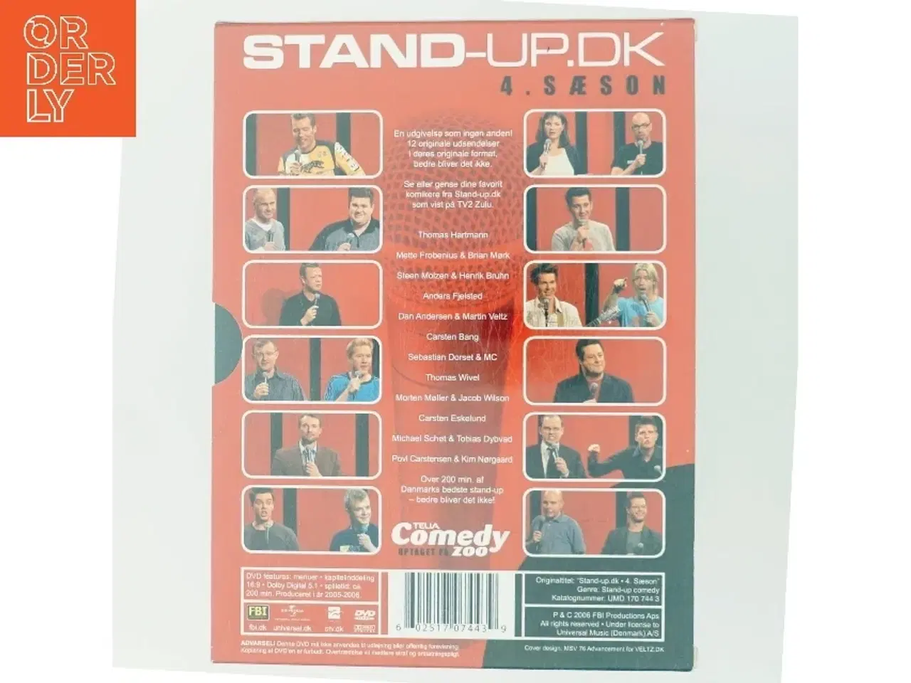 Billede 3 - Stand-up.dk - 4. sæson [DVD] med Thomas Hartmann (DVD)