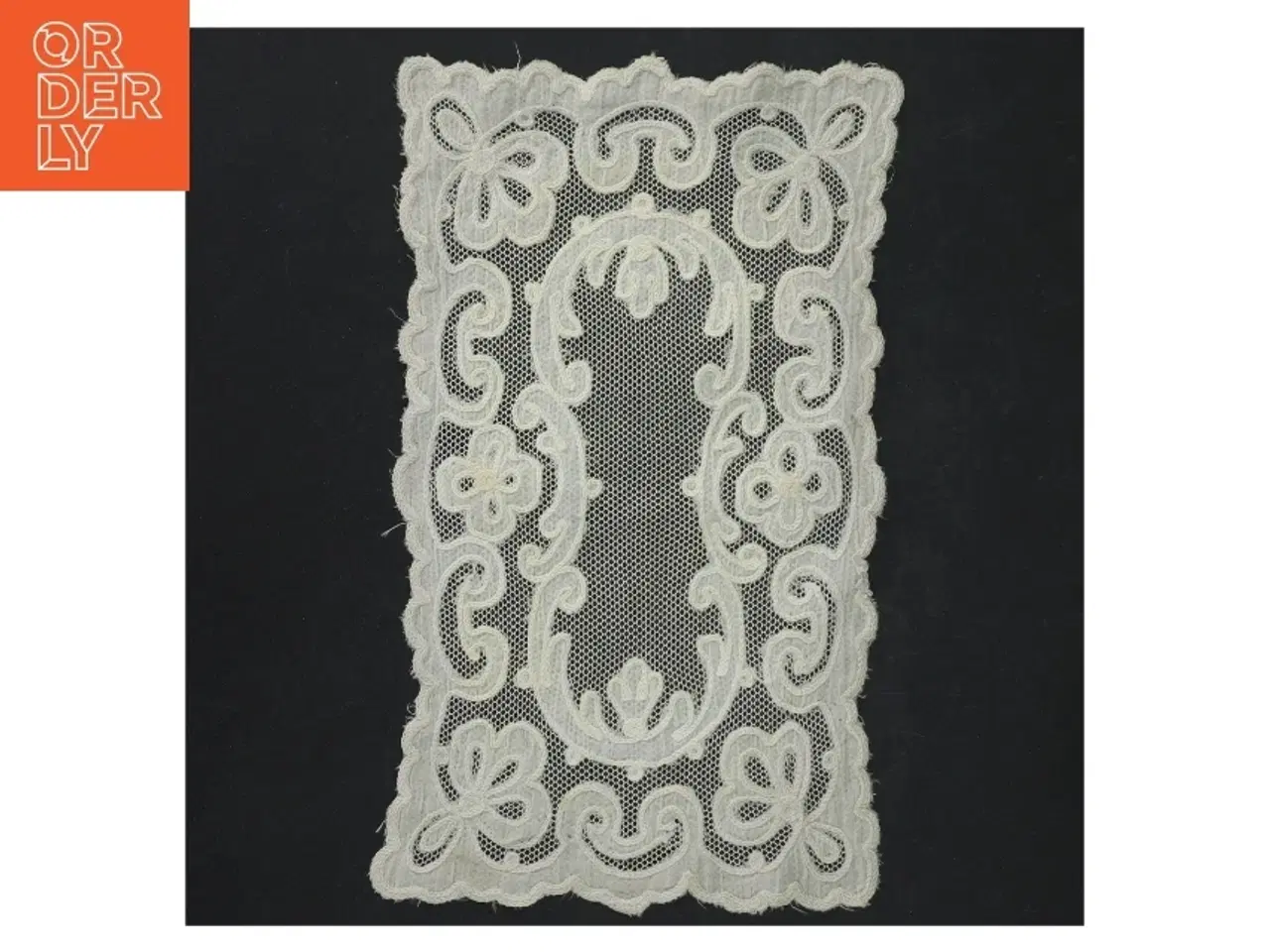 Billede 1 - Retro Blondeplade (str. 24x14 cm)