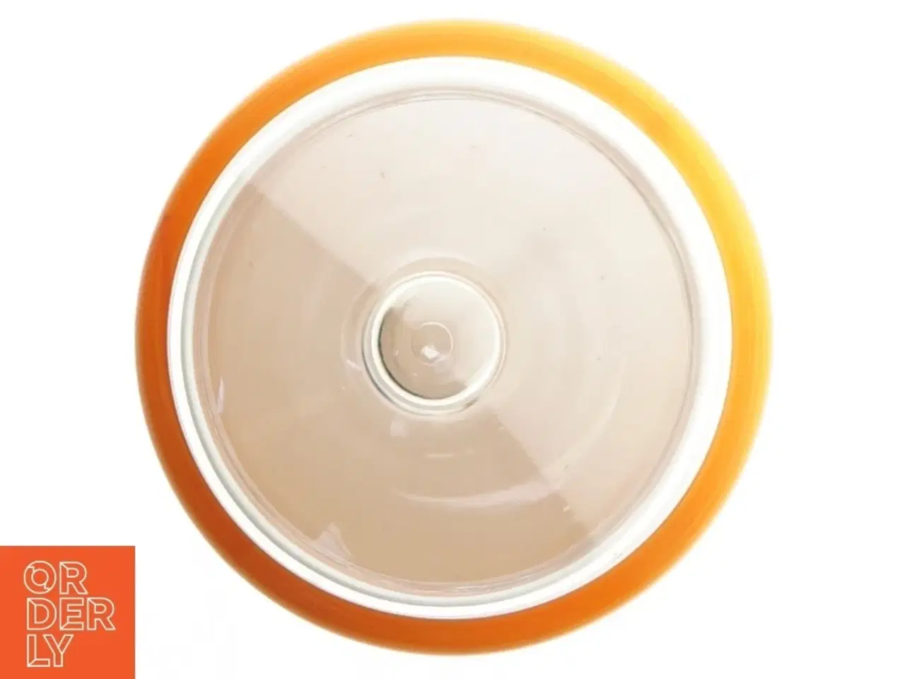 Billede 3 - Farvet glas opbevaringskrukke med låg fra Manufactory Italy (str. 17,5 cm)