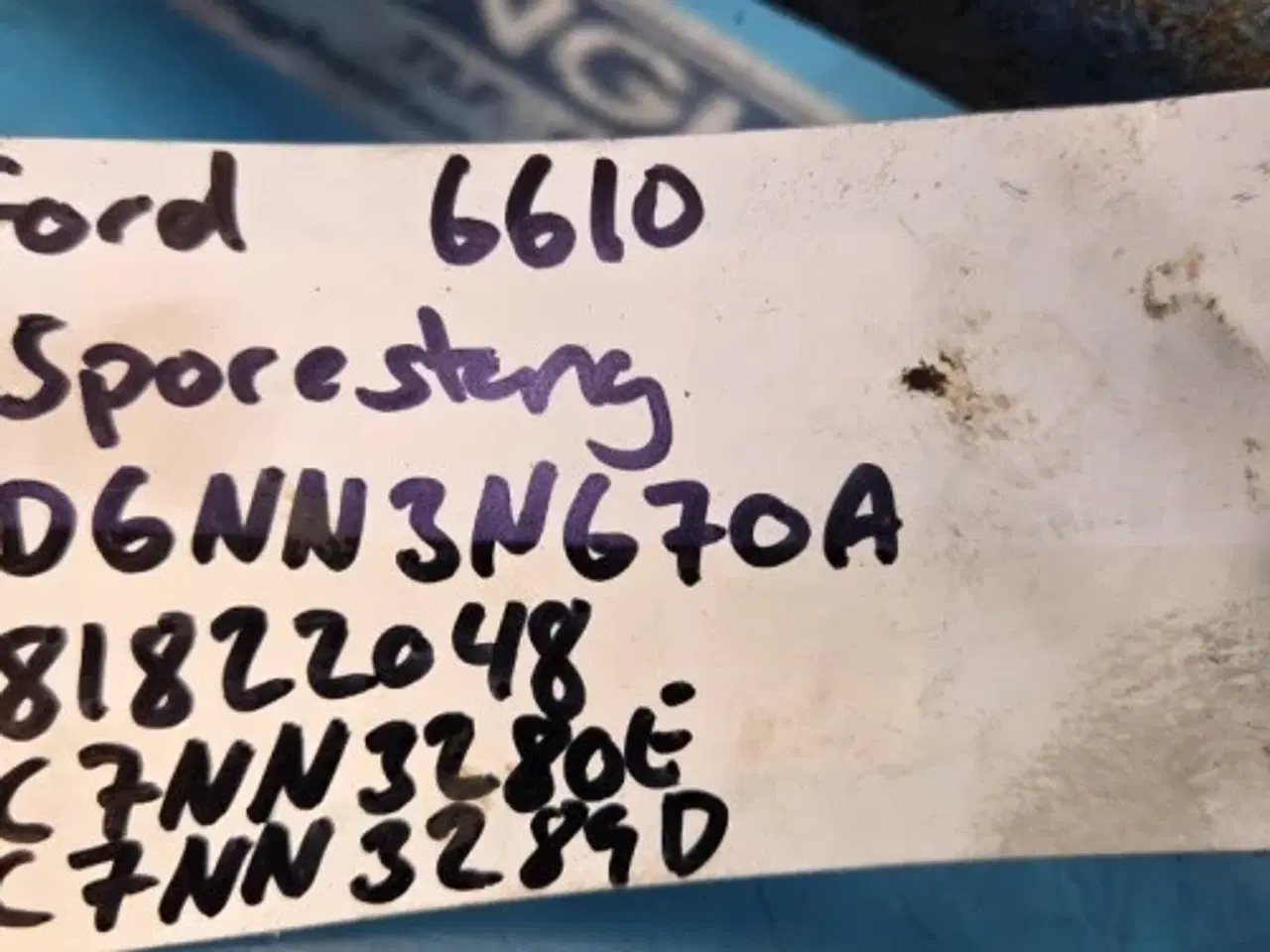 Billede 2 - Ford 6610 Sporestang D6NN3N670A