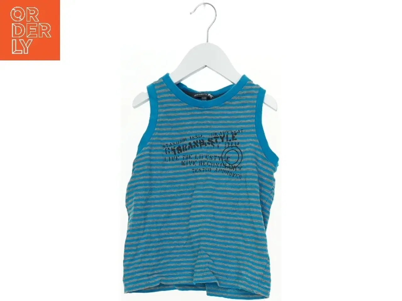 Billede 1 - Stribet tanktop til børn fra Mads & Mette (str. 104)