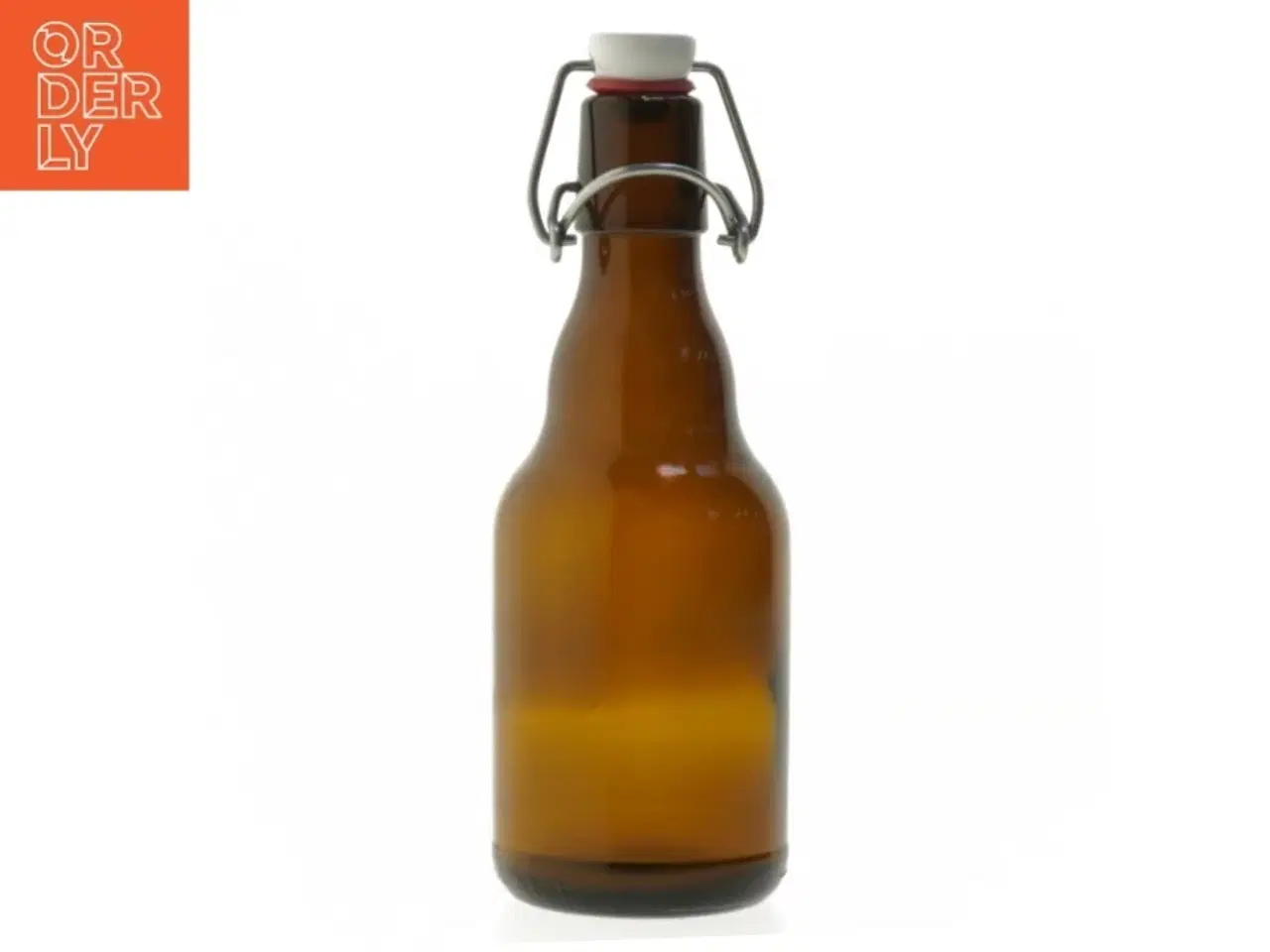 Billede 3 - Genbrugsglasflaske med patentprop (str. 19 cm)