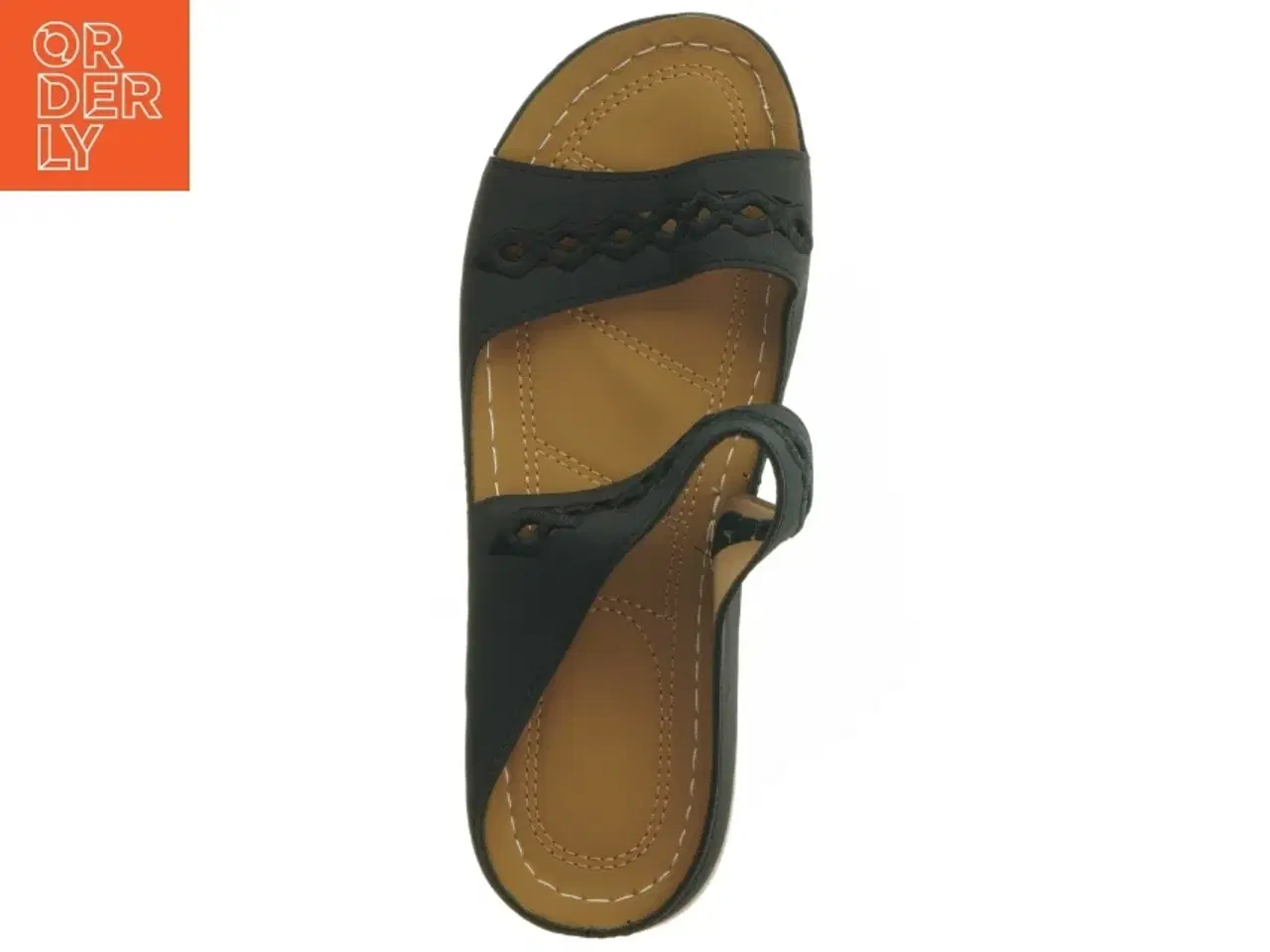 Billede 4 - Sort sandal str. 38 (str. 38 )