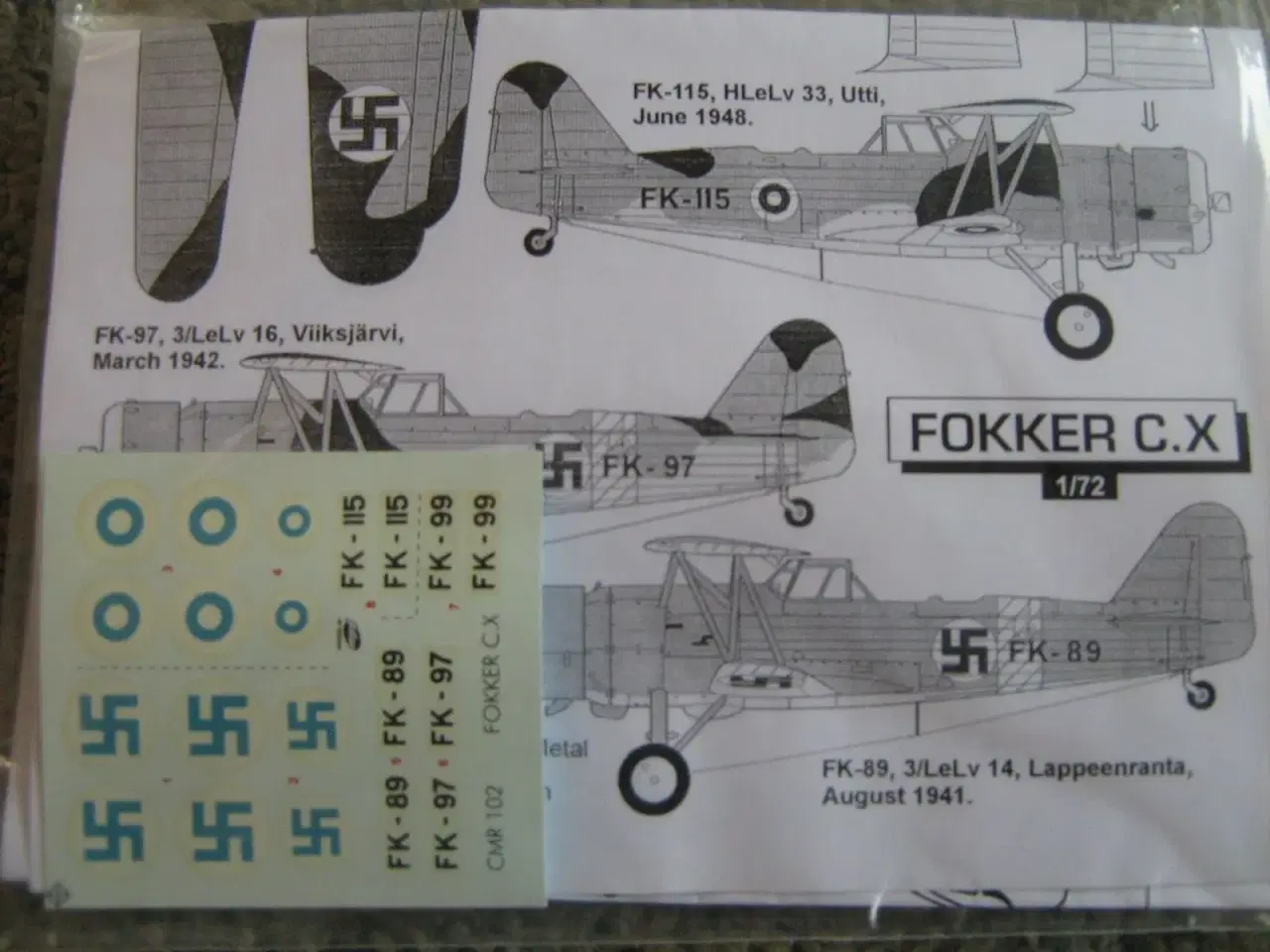 Billede 2 - Czech Master Fokker C.X. skala 1/72