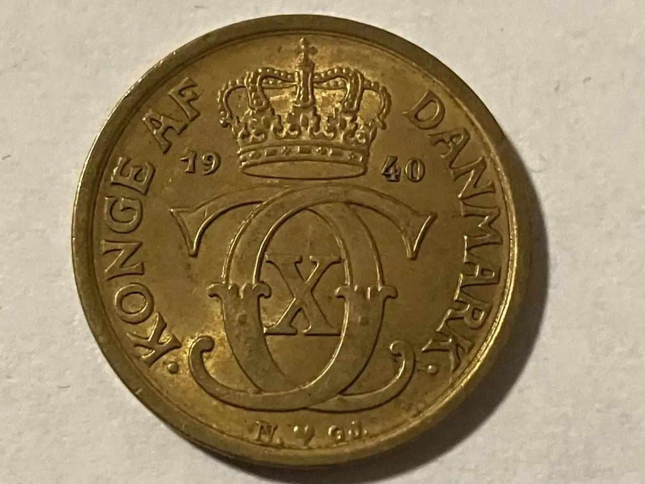 Billede 1 - 1/2 krone 1940 - Pæn stand