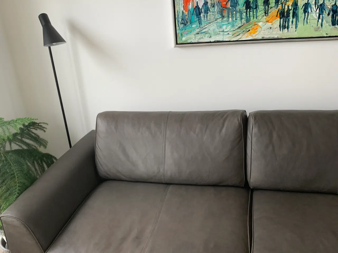 Billede 4 - Sofa 5 pers. Læder