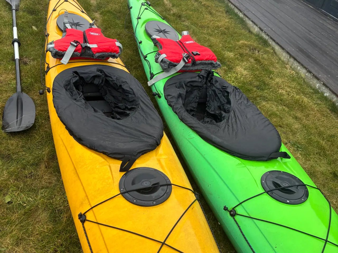 Billede 7 - 2 stk. havkajakker med alt tilbehør