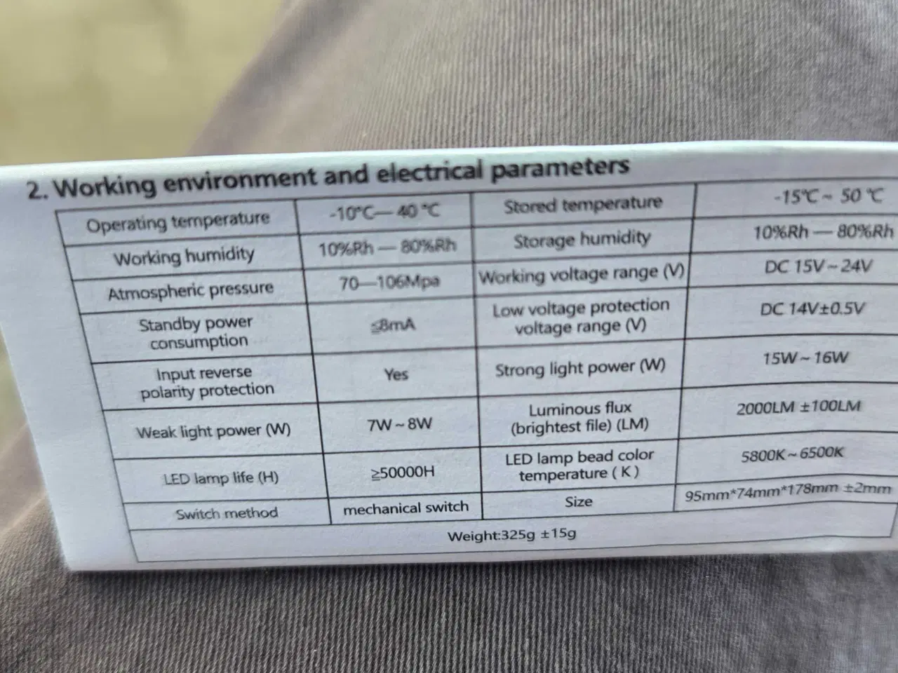 Billede 2 - Led lampe til Makita batterier 