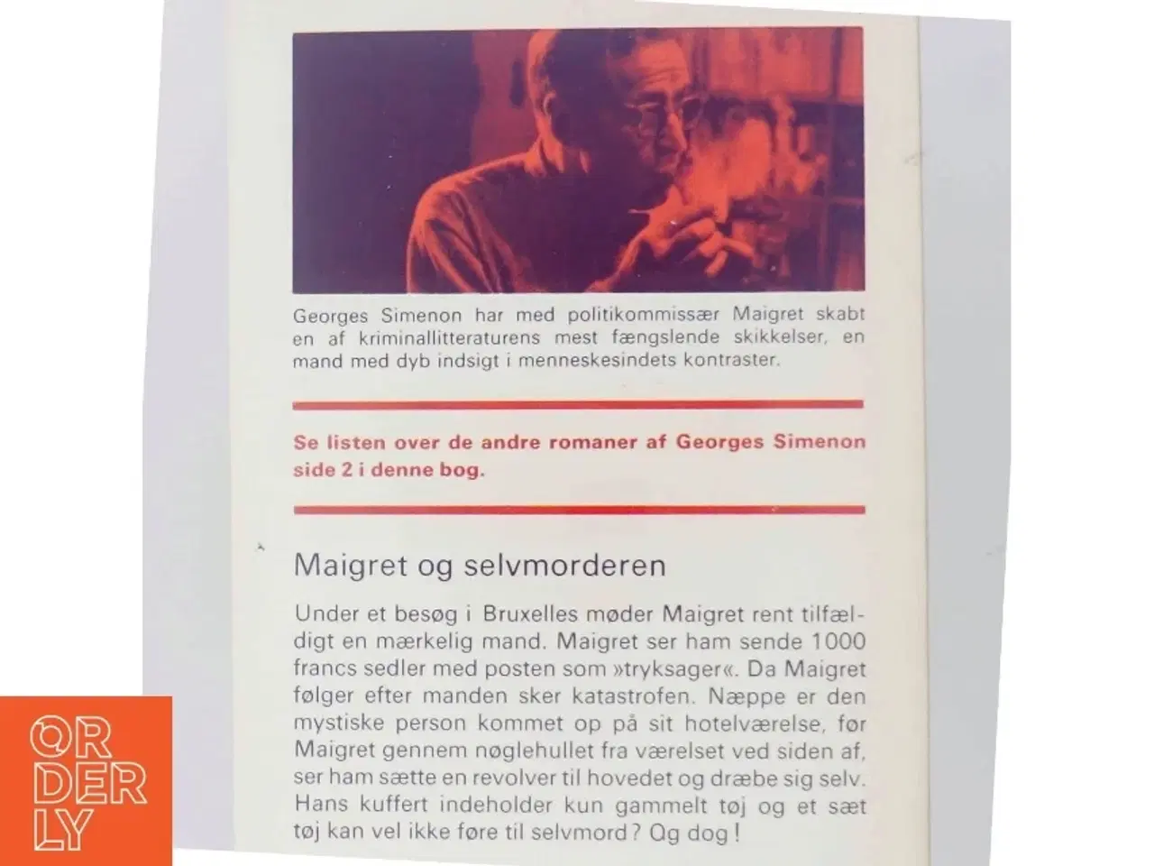 Billede 3 - Maigret og selvmorderen af Georges Simenon (Bog)