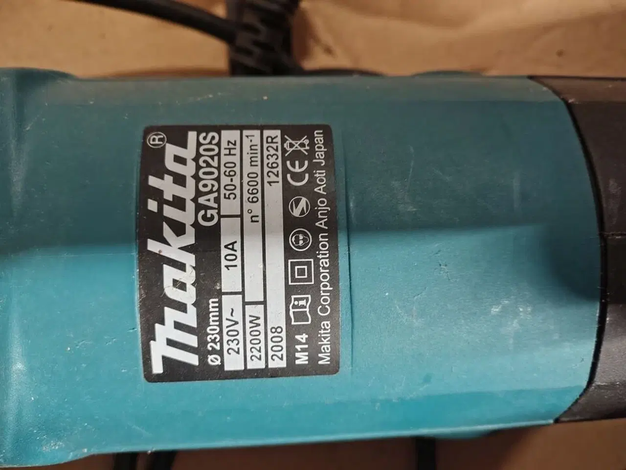 Billede 2 - Vinkelsliber, demo, uden emballage. MAKITA. GA90205.