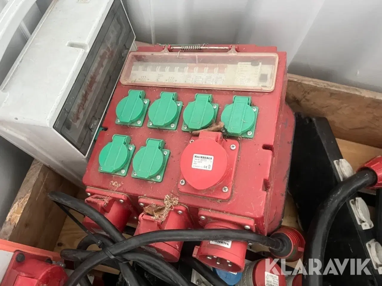 Billede 10 - Blandet el dele byggetavler samt lys rør