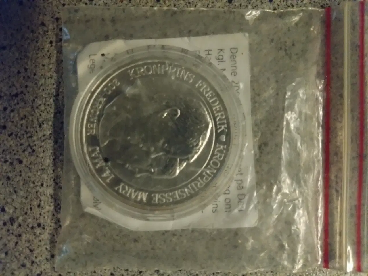 Billede 1 - Mønt, kronprinsen bryllupsmønt 2004
