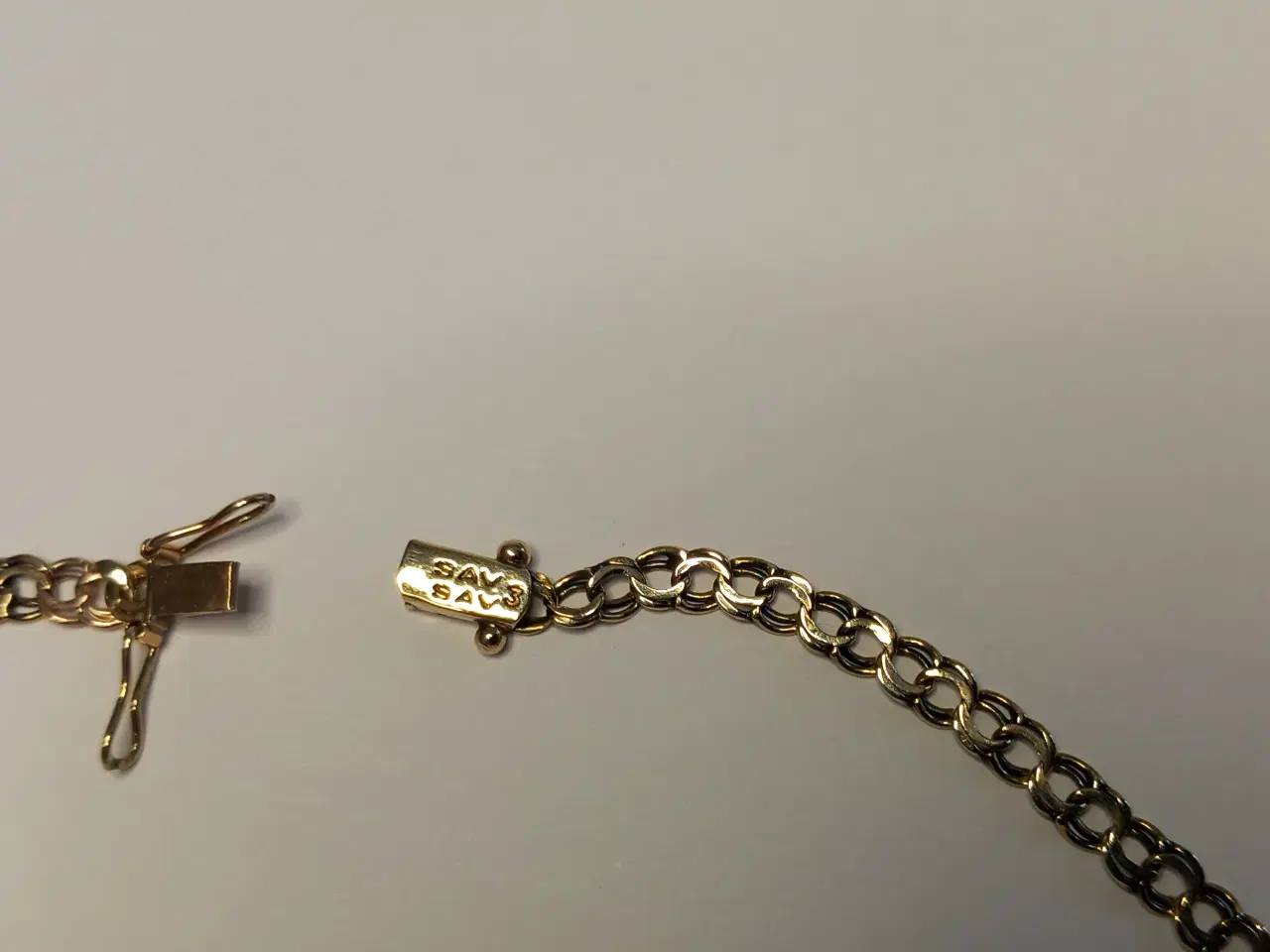 Billede 3 - bismark halskæde i 8 karat guld 45 cm.