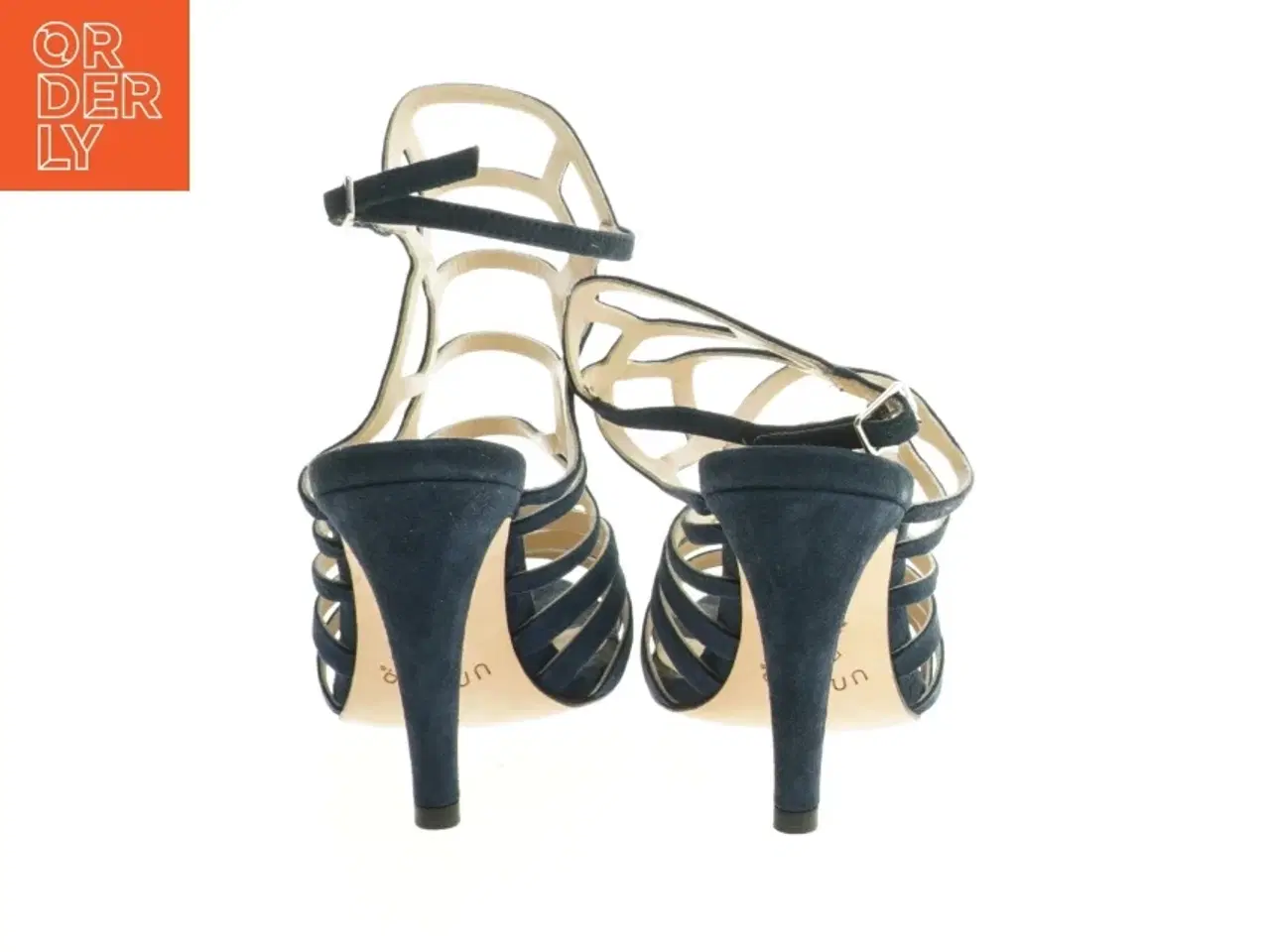 Billede 2 - Blå højhælede sandaler fra Unisa (str. 38 )