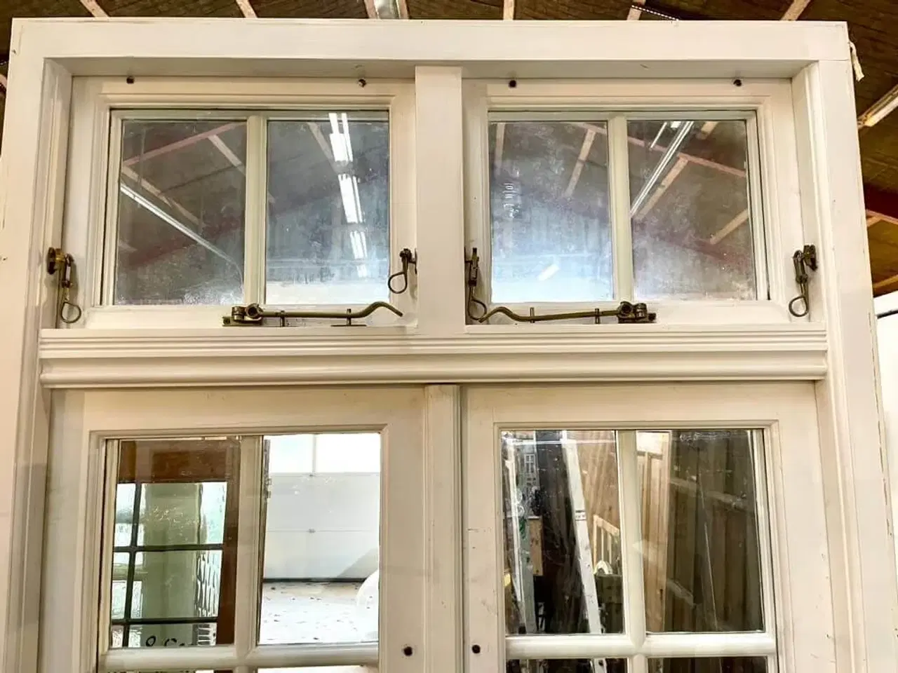 Billede 5 - Smuk, dobbelt terrassedør m. koblede rammer