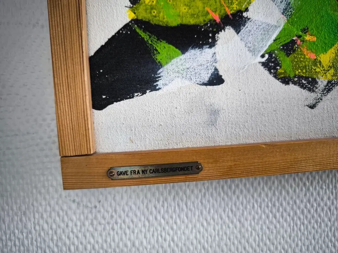 Billede 3 - Stort maleri i ramme MERETE BARKER