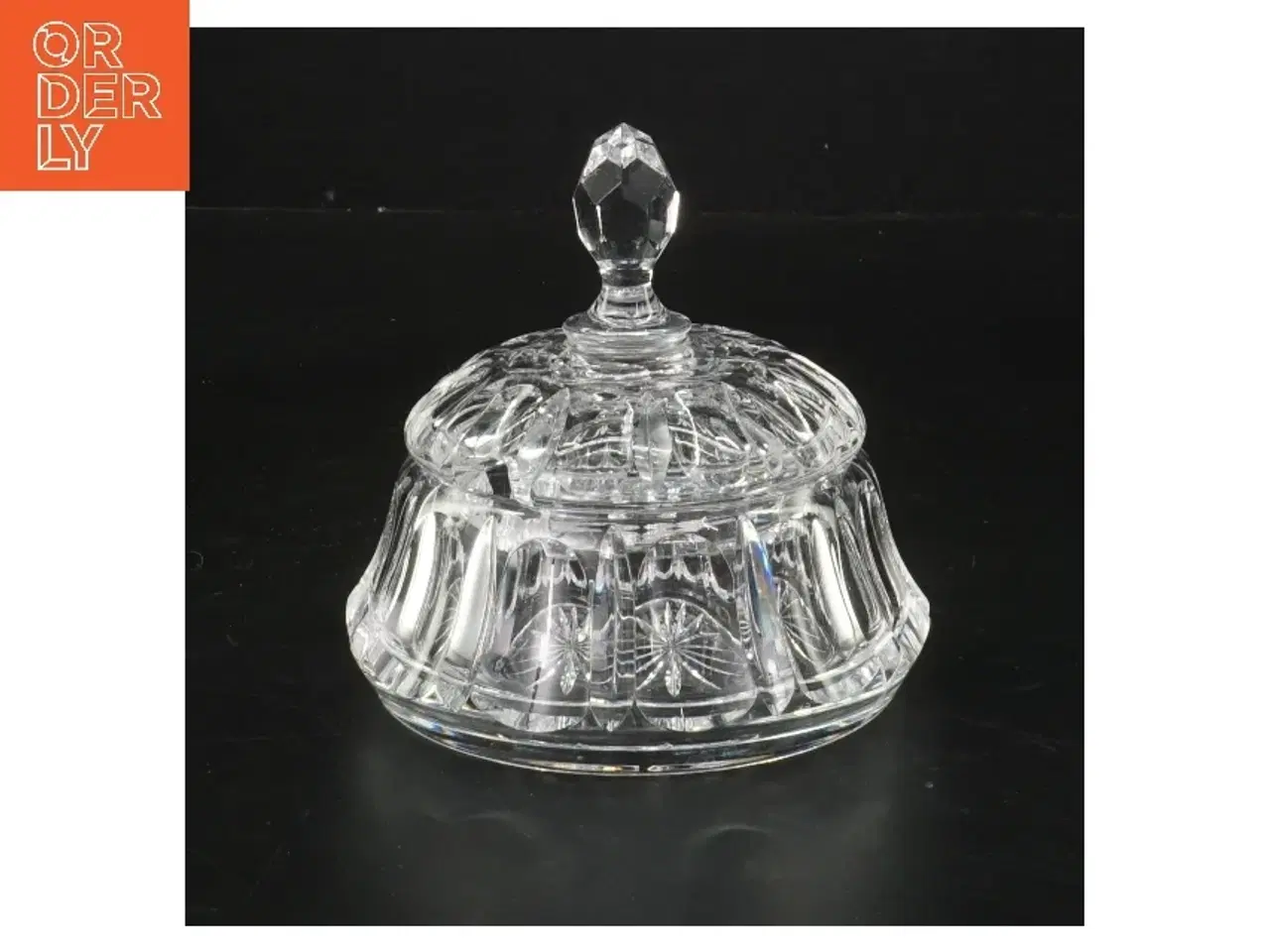 Billede 1 - Glas krukke med låg (str. Ø 11 cm)