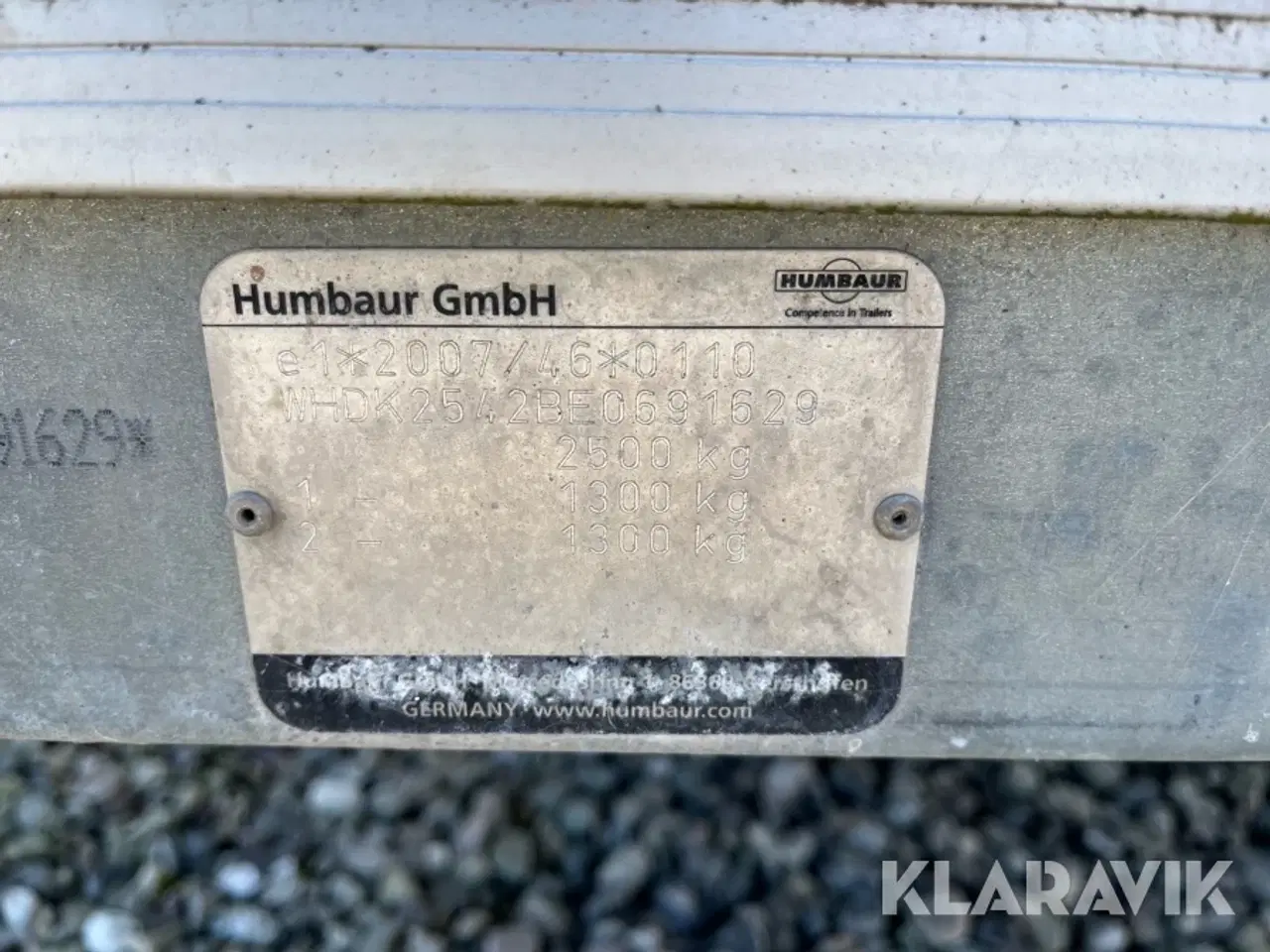 Billede 4 - Trailer Humbaur HK 254018-20