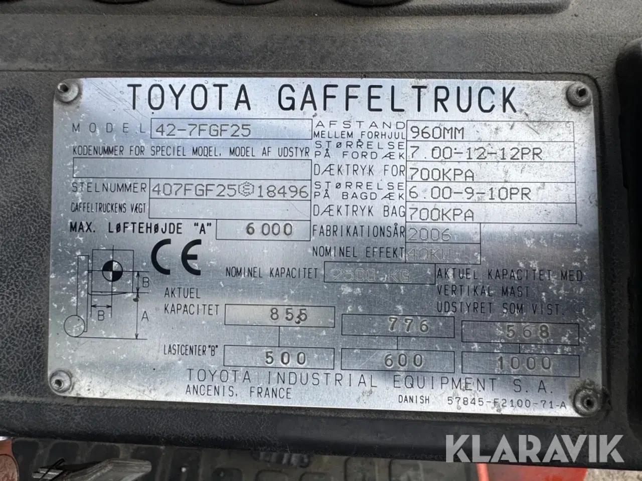 Billede 5 - Truck Toyota 42-7FGF25