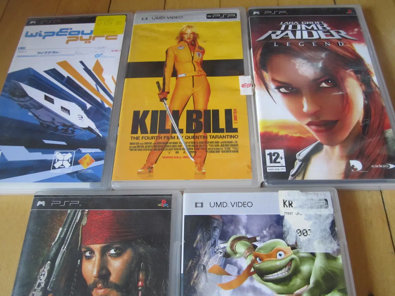 Billede 1 - BYD. PSP SPIL. 5 STK.