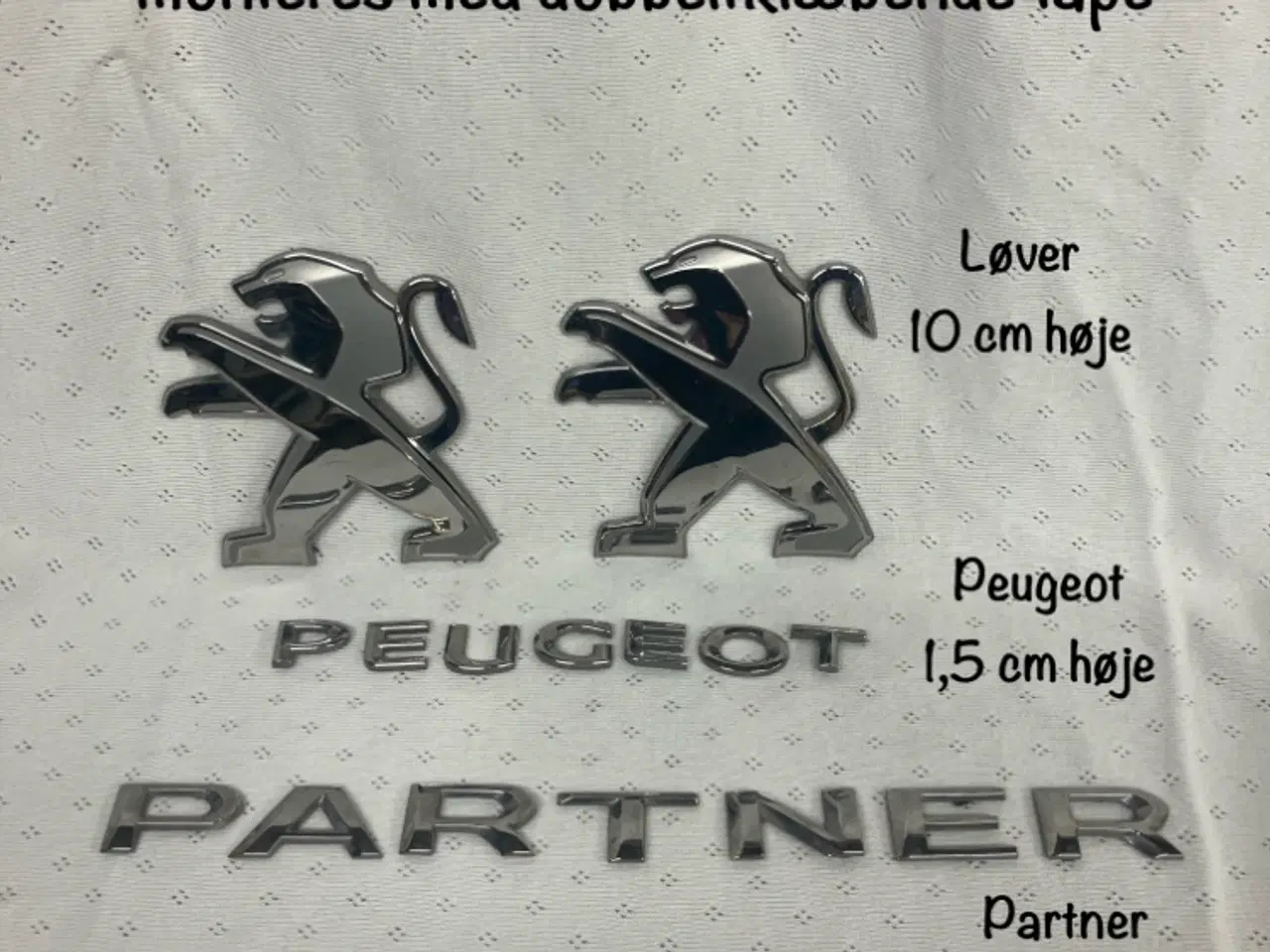 Billede 1 - Peugeot emblemer 
