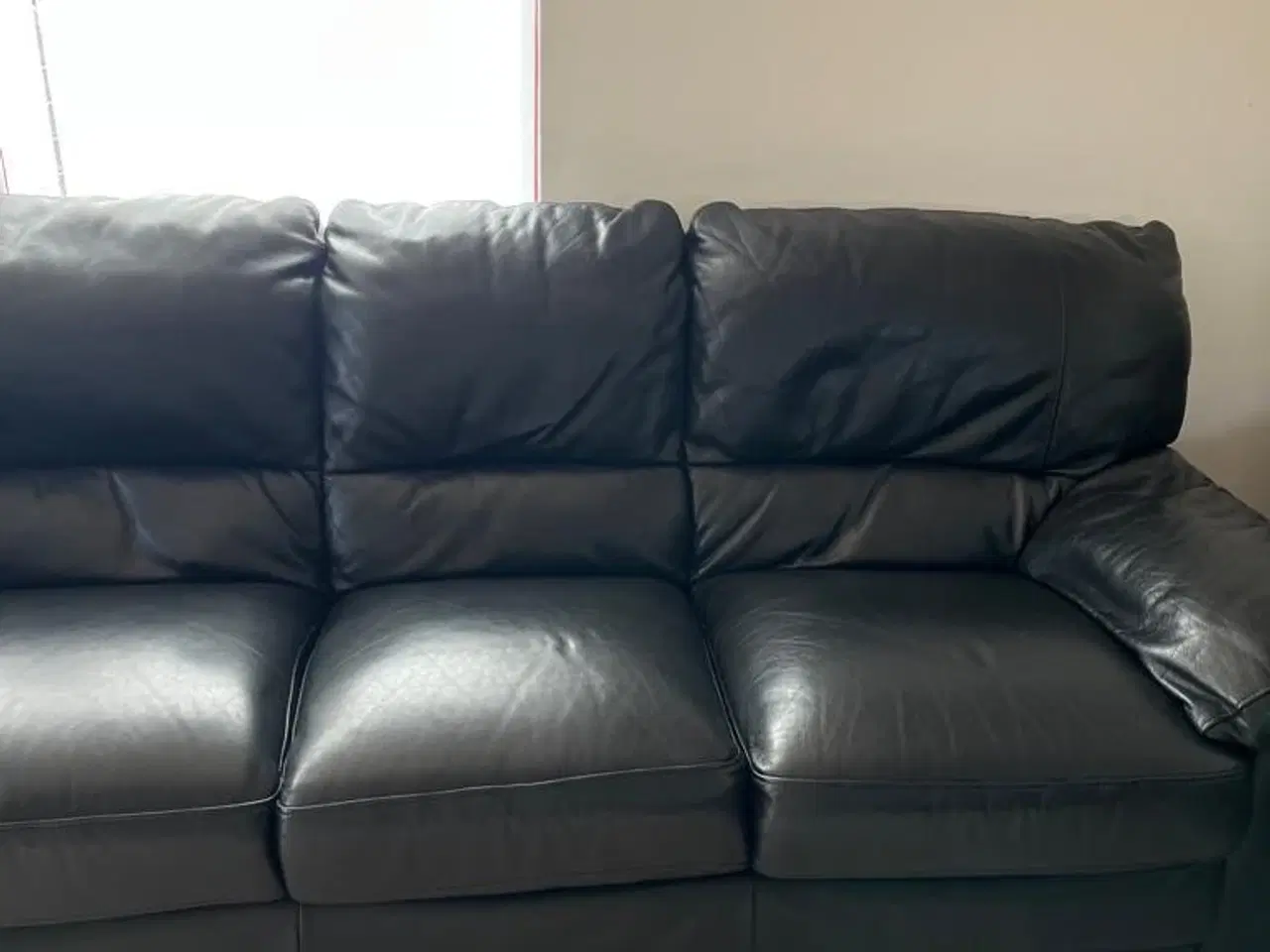 Billede 2 - Ægte læder sofa sæt