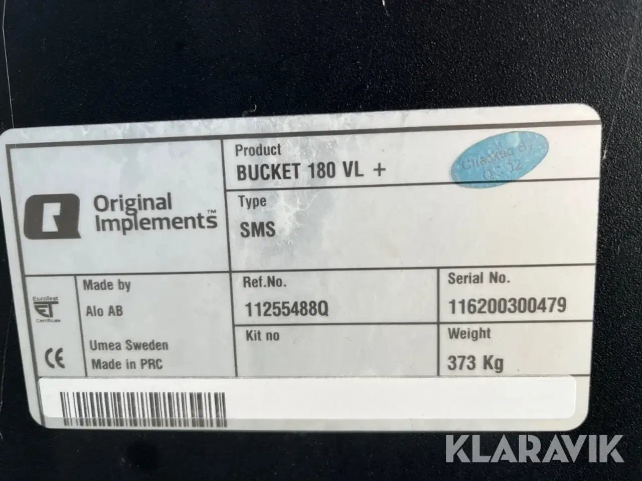 Billede 10 - Skovl Bucket 180 VL +