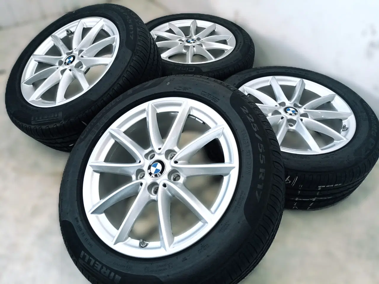 Billede 2 - 5x112 17" ET52 nav 66,6ø BMW sommersæt inkl.TPMS (