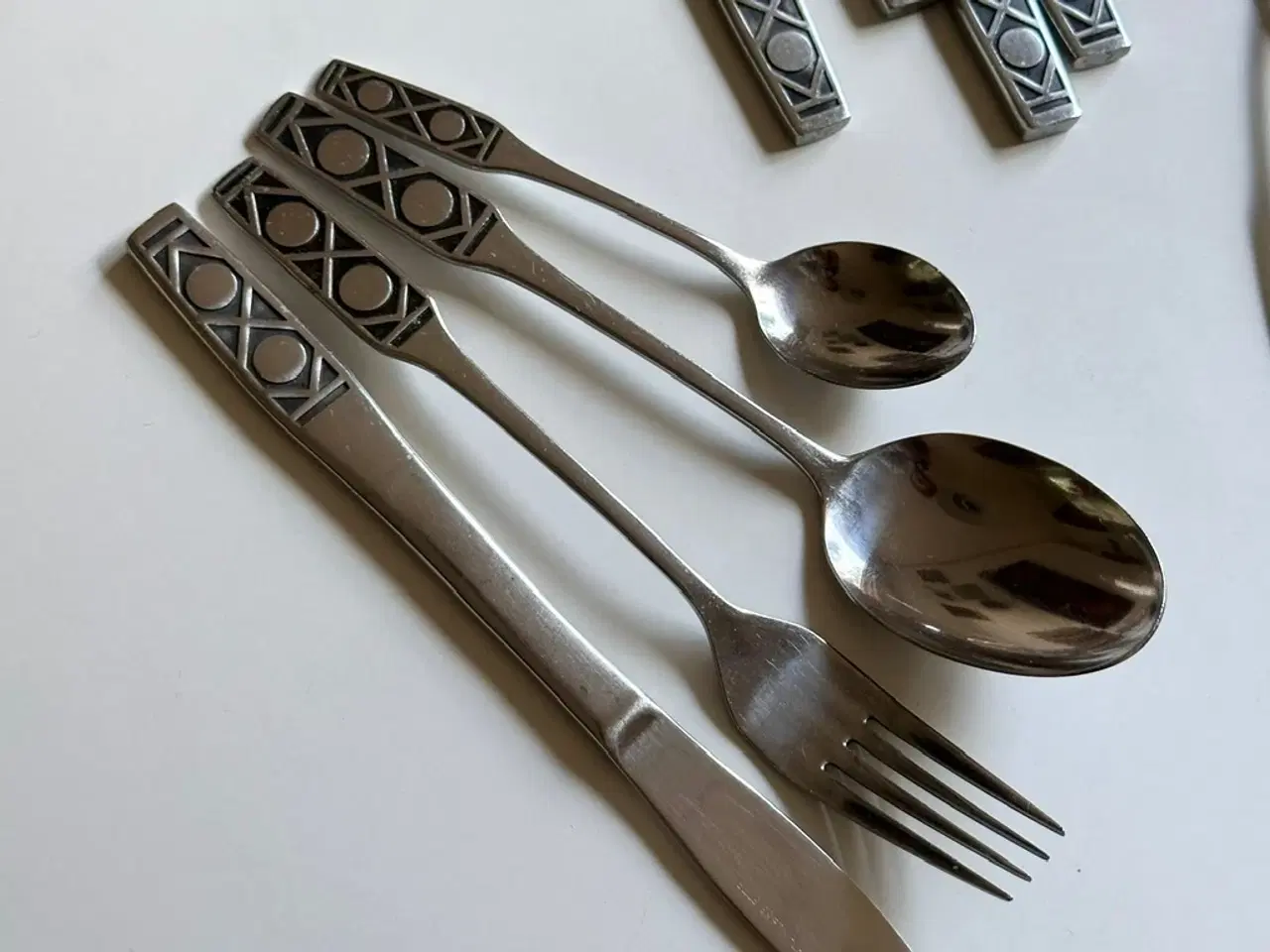 Billede 6 - Retro bestik til 6 personer, rustfrit stål
