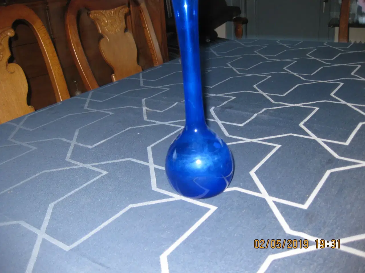 Billede 2 - Blå vase