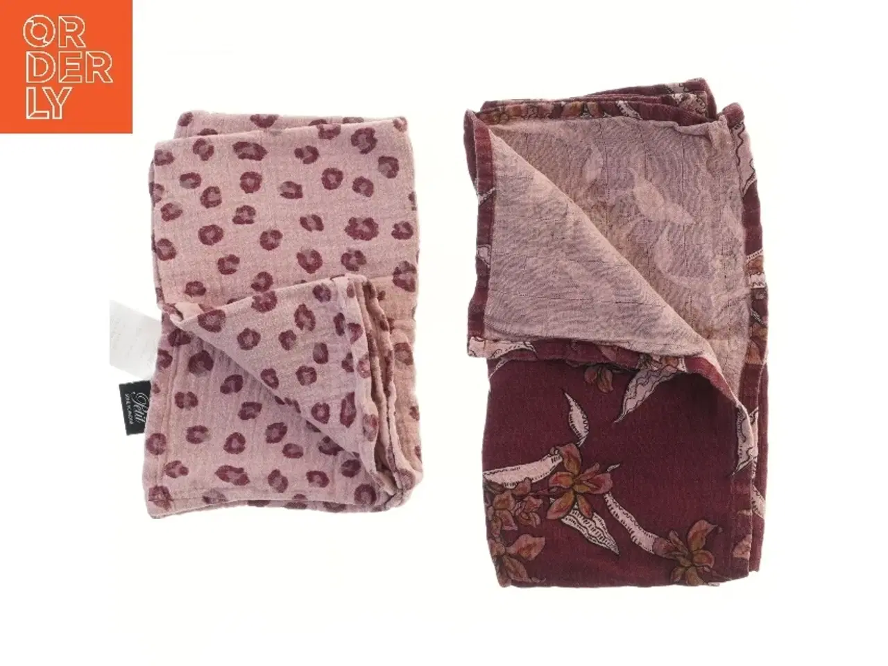 Billede 2 - 2 stk stofbleer med mønster fra Petit sofie schnoor (str. 60x60 cm)