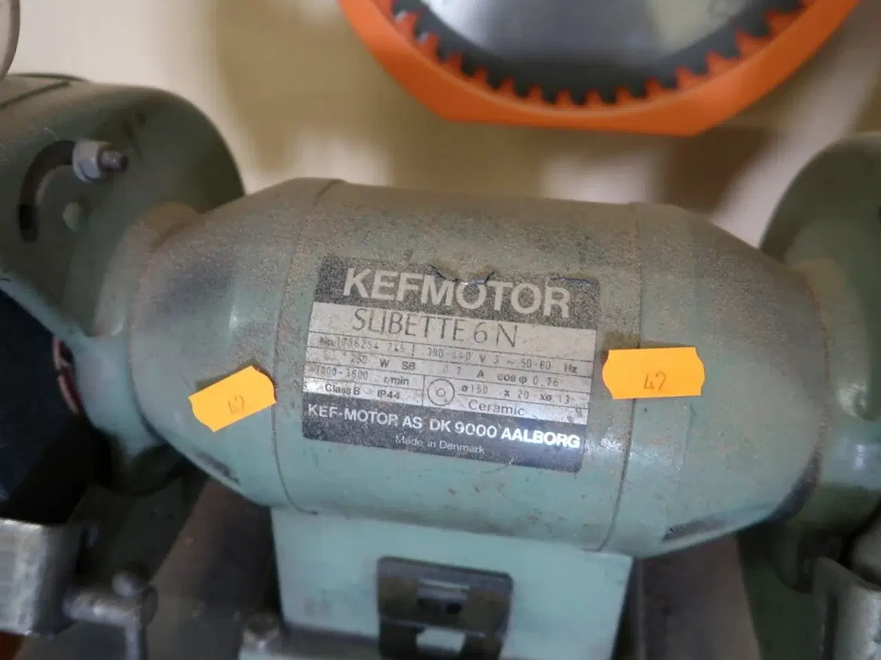 Billede 2 - Bænksliber KEFMOTOR Slibette 6 N