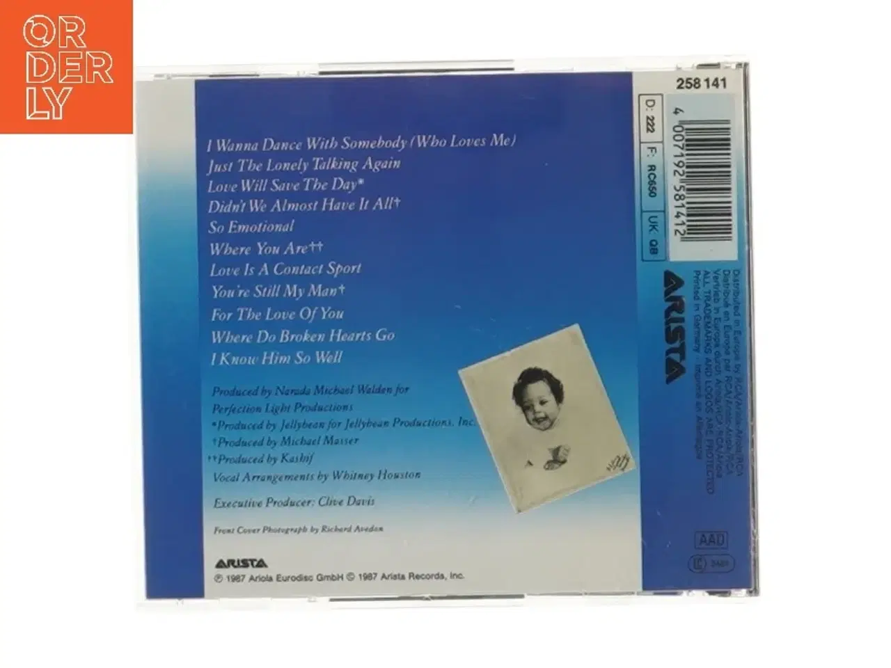 Billede 3 - Whitney Houston CD album fra Arista