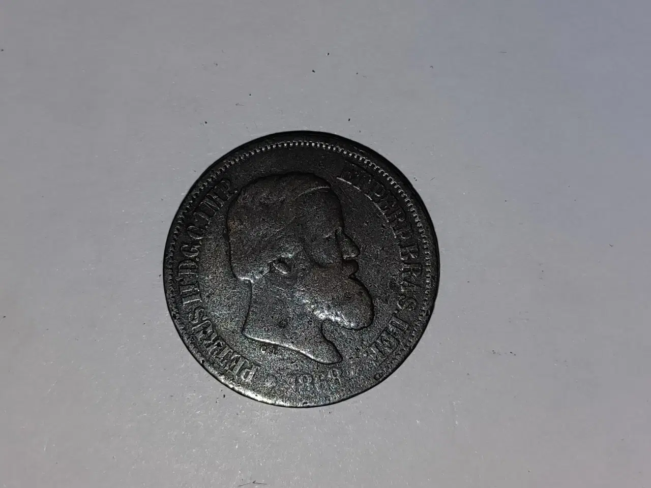 Billede 1 - 20 Reis 1868 Brazil - Bad condition