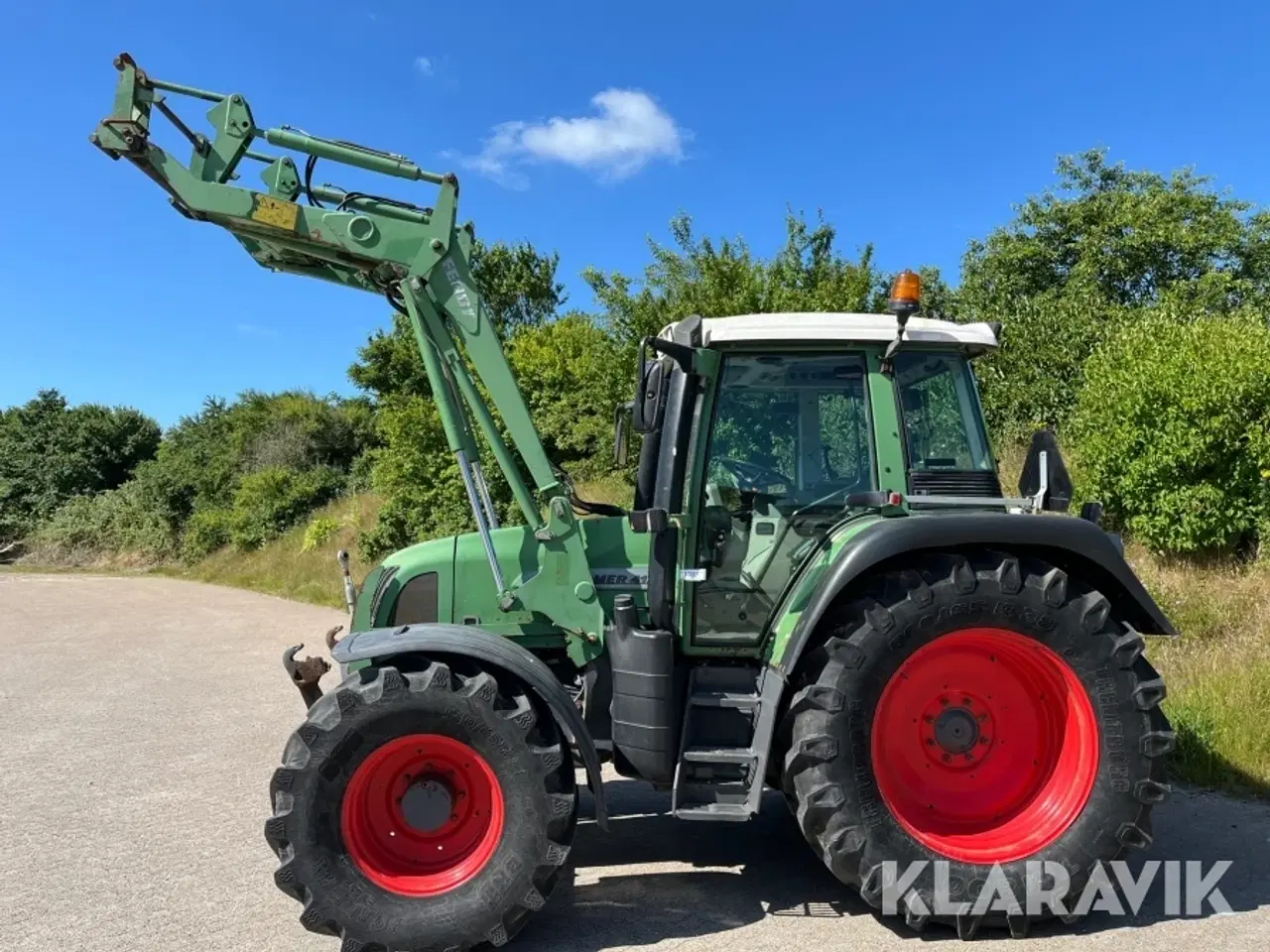 Billede 3 - Traktor Fendt Farmer 412 Vario med frontlæsser
