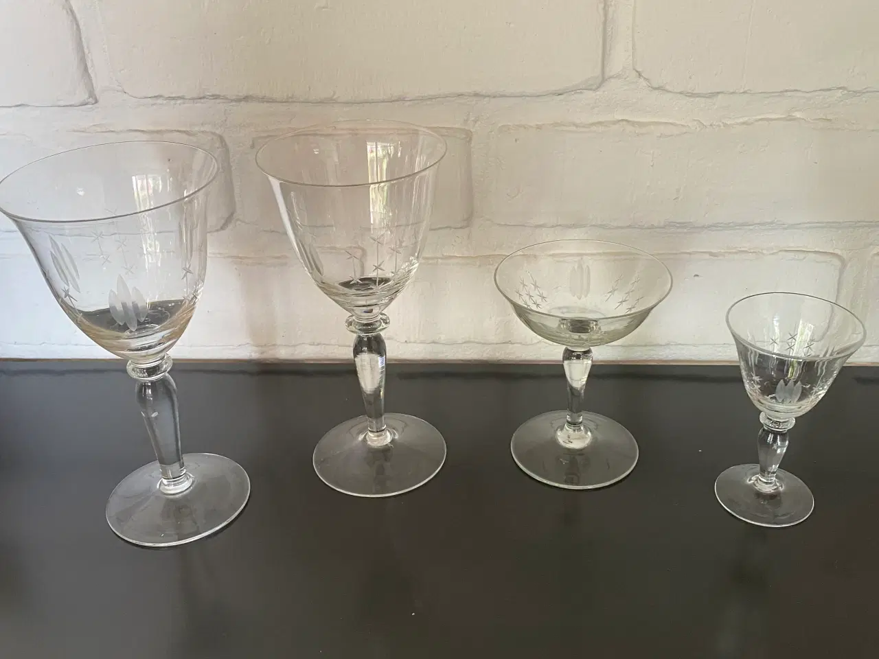 Billede 5 - Nordlys vinglas lyngby glas